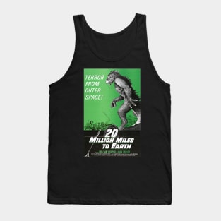 Classic Science Fiction Movie Poster 20 Million Miles to Earth Tank Top